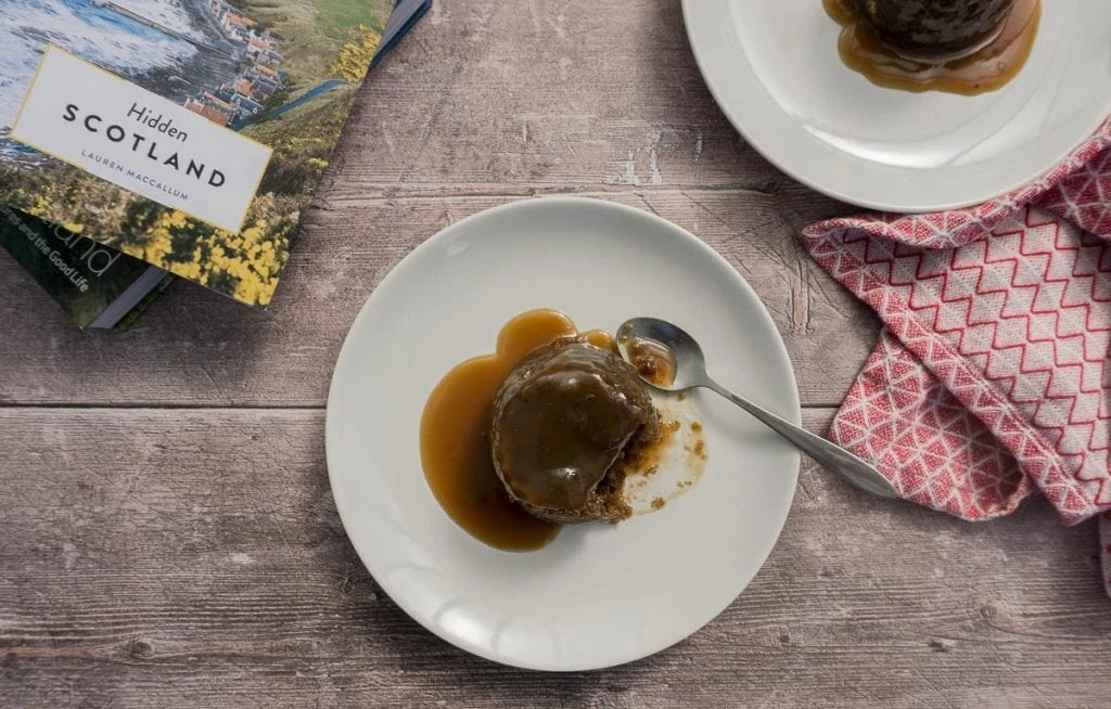 Sticky Toffee Pudding, Scotland Book and tea towel
