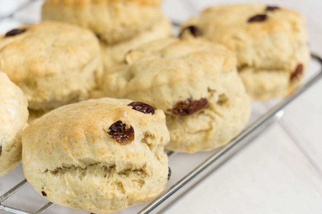 Quick Scone Recipe - Scones on a cooling rack