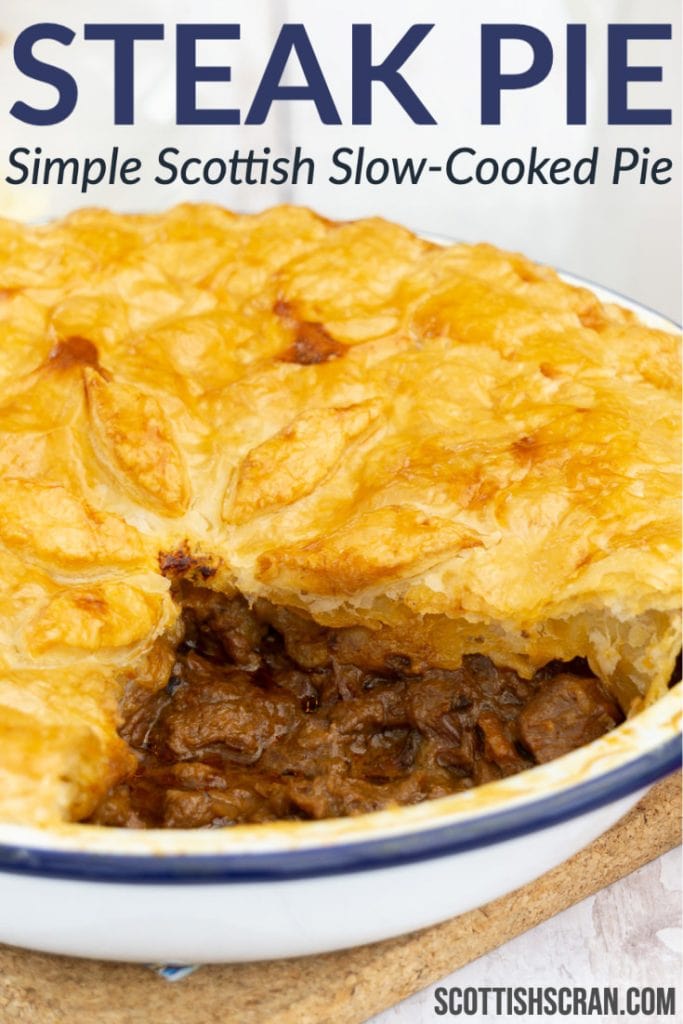 Scottish Steak Pie - Scottish Hogmanay Steak Pie Recipe - Slow Cooked Beef Pie Recipe