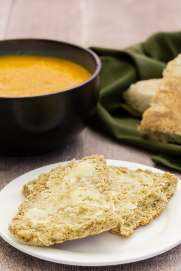 Scottish Bannock with Soup